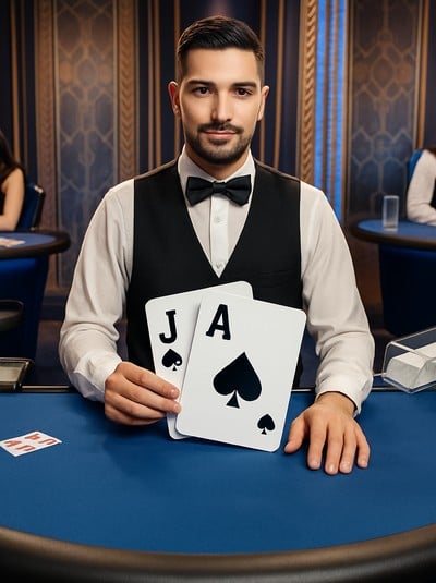 Live - Blackjack 60 - Azure 